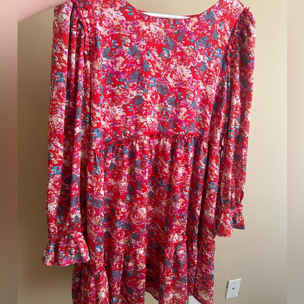 Sugar + Lips floral mini dress
